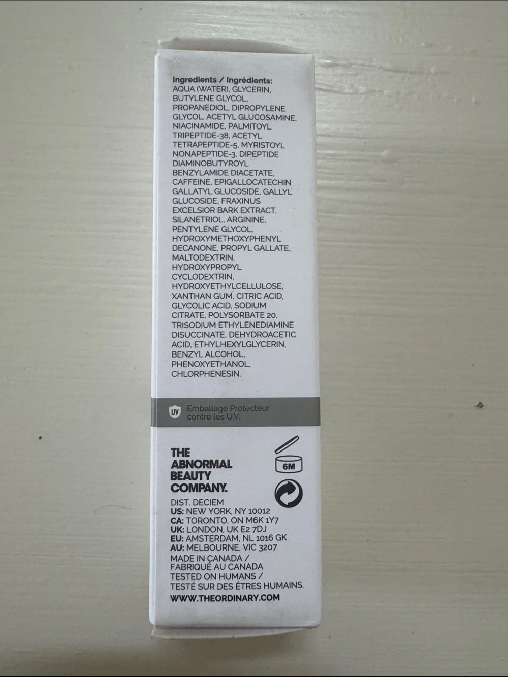 The Ordinary Multi-Peptide Eye Serum - White and Gray